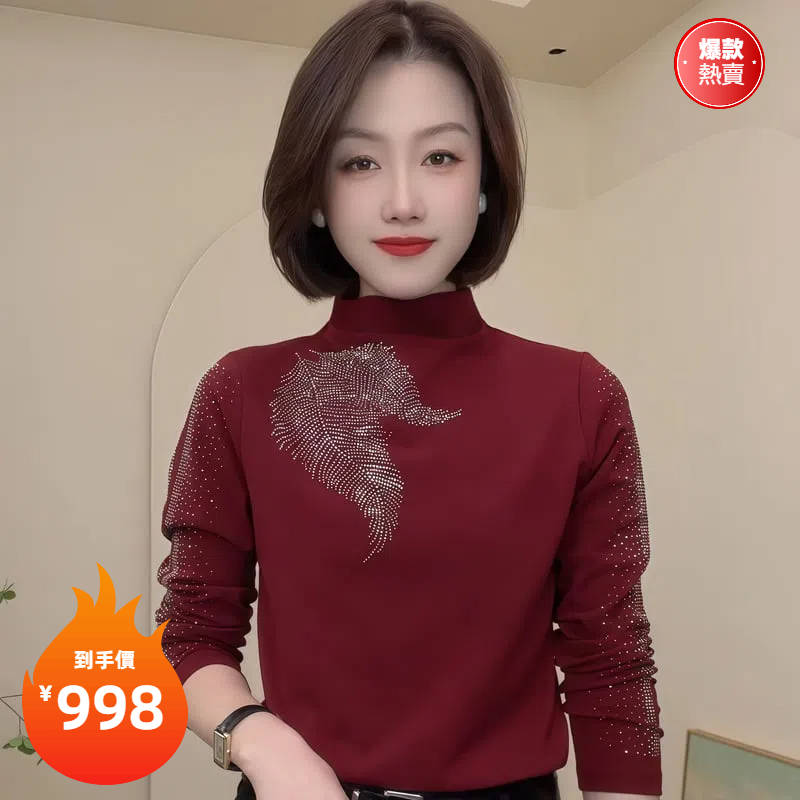 重工燙鉆打底衫