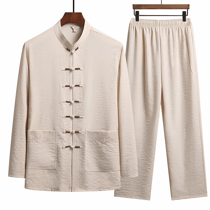 休閑唐裝兩件套