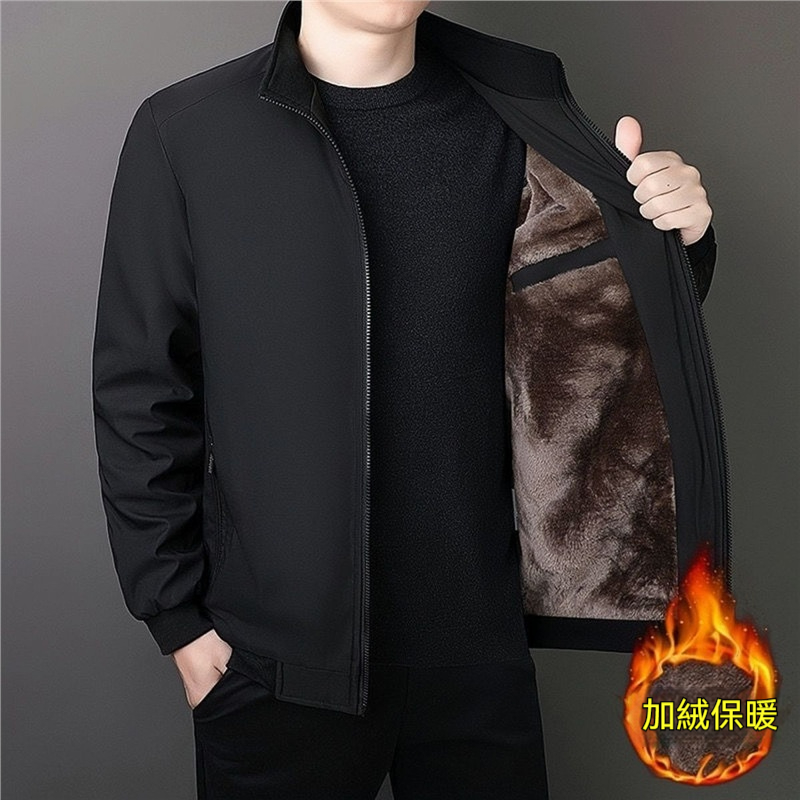 加绒男士外套